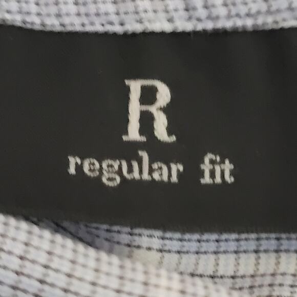 Ermenegildo Zegna Shirt Mens 17 43 Blue White Plaid Regular Fit Business Career - Picture 8 of 16